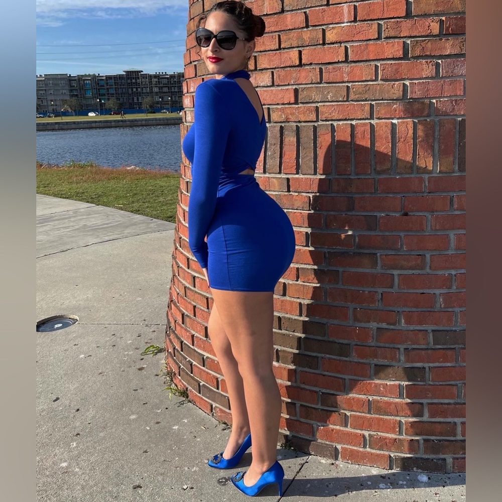 Beautiful Royal Blue Kylie Dress 💎 - Picture 7 of 8